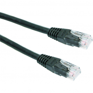 Gembird Cablexpert UTP CAT5 patch kábel fekete 3m (PP12-3M-bk)